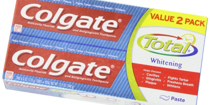 Colgate Total Whitening Toothpaste Twin Pack